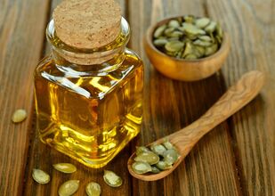 Aceite de semilla de calabaza para duchas vaginales