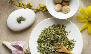 Hierbas para el tratamiento alternativo de la prostatitis. 