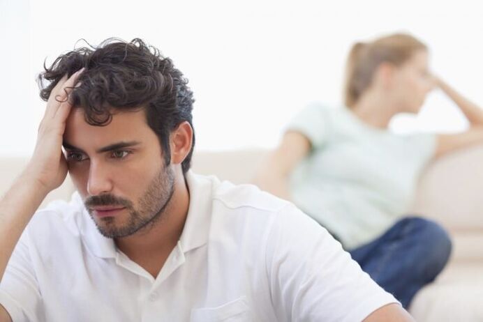 dolor en un hombre con prostatitis