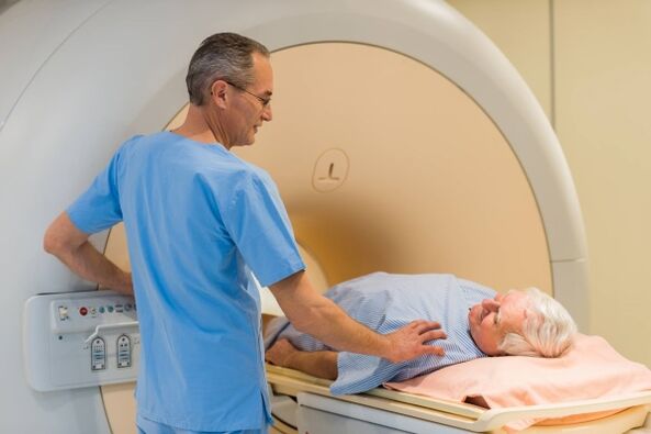 Resonancia magnética para el diagnóstico de prostatitis aguda.