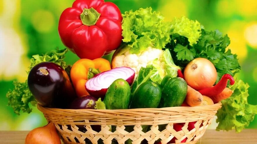 verduras para la prevención de la prostatitis