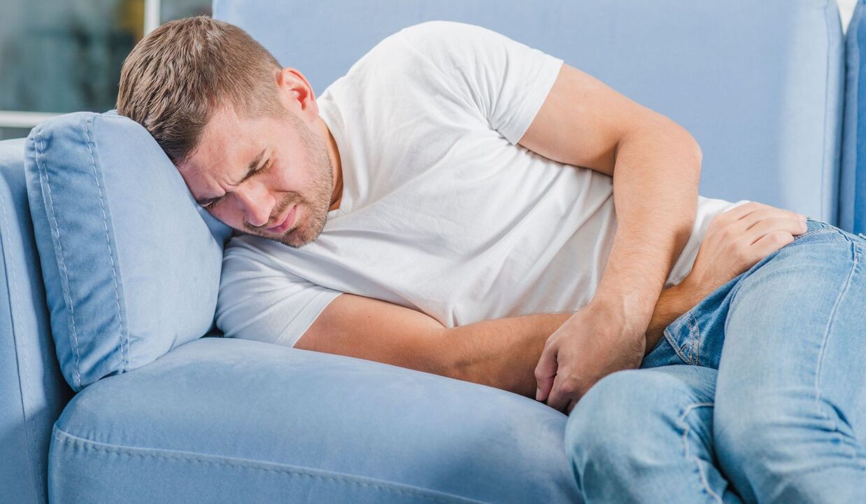 dolor en un hombre con prostatitis crónica